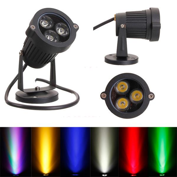 6W LED-Översvämningsspotlight för landskapsträdgårdsväg IP65 DC 12-24V