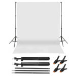 Aluminium Bakgrundsställ Fotostudio Bakgrundsbärarsystem Kit