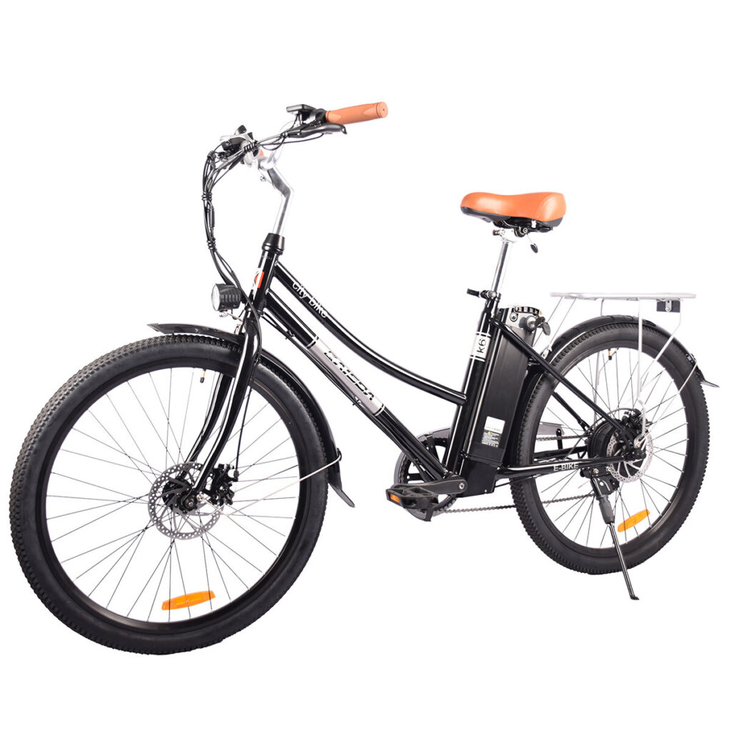 [EU DIREKT] KAISDA K6 PRO Elcykel 36V 12.5AH Batteri 350W Motor 26 tum Däck 45-80KM Körsträcka 120KG Maxbelastning Skivb