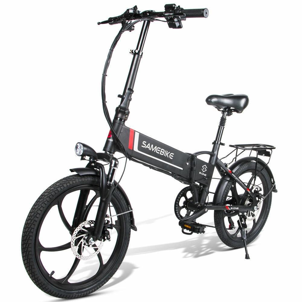 [EU direkt] SAMEBIKE 20LVXD30 Elcykel 10.4AH 48V 350W Moped Elcykel 20 tum E-bike 80km Miltal Elcykel