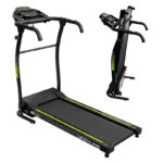 [EU Fix] LIFEFIT TM1100 Professionell Hopfällbar Löpband 1,2 HK Effekt 10km/h Max Hastighet 100kg Viktkapacitet Installa