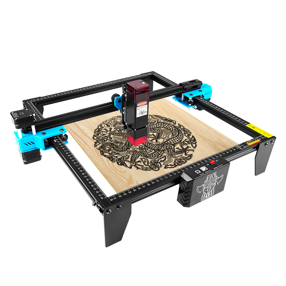 [EU/UK/US/AU Direkt] TWOTREES® 10W TTS-10 Lasergraver Upgraded Totem S Gravmaskin 300x300mm Gravyrområde 10W Lasermodul