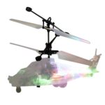 Gestavkännande Smart Levitations LED-ljus Håll Höjd Transparent RC Helikopter Barnleksaker