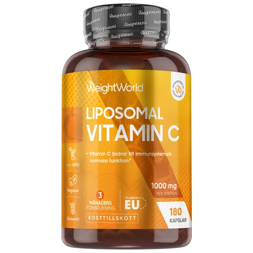 Köp Liposomal C-vitamin 1000 mg 180 kapslar | WeightWorld