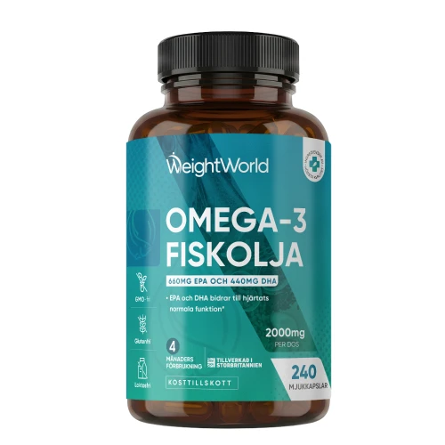 Köp Omega 3 Fiskolja 2000 mg | WeightWorld
