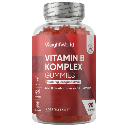 Köp Vitamin B Komplex Gummies | 8 B-vitaminer | WeightWorld