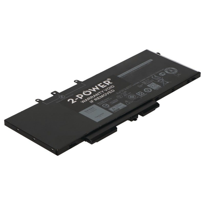 Laptop batteri GJKNX för bl.a. Dell Latitude 5580, Precision 3520 - 8500mAh