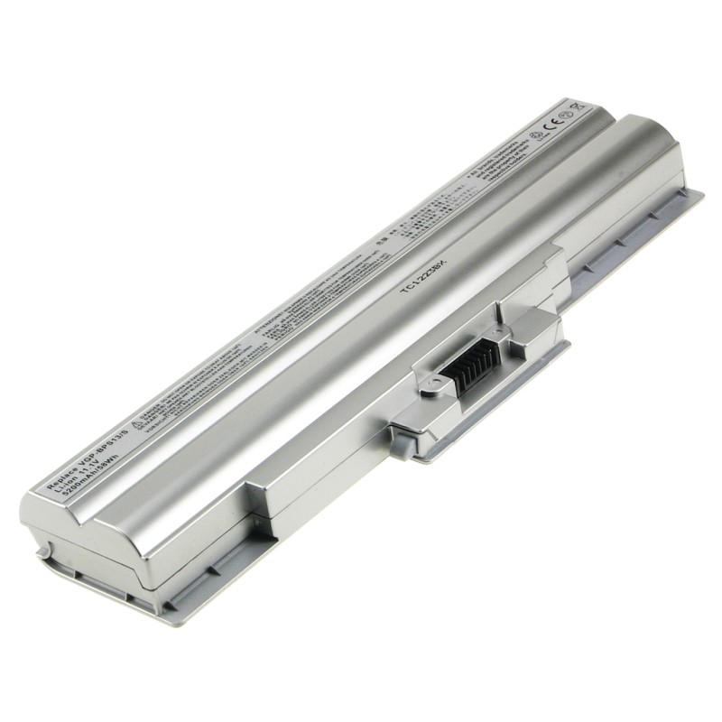 Laptop batteri VGP-BPS13/S för bl.a. Sony Vaio VGN-CS11 (Silver) - 5200mAh