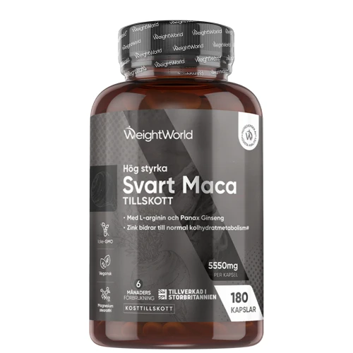 Maca Komplex 5550 mg, 180 st | Innehåller zink för immunförsvaret | Köp hos WeightWorld