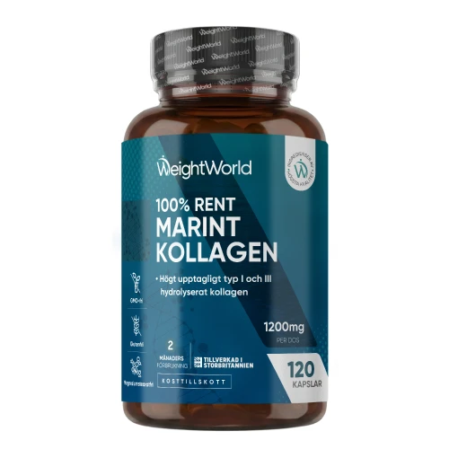 Marine Collagen 1170 mg, 120 kapslar för 2 månader - WeightWorld