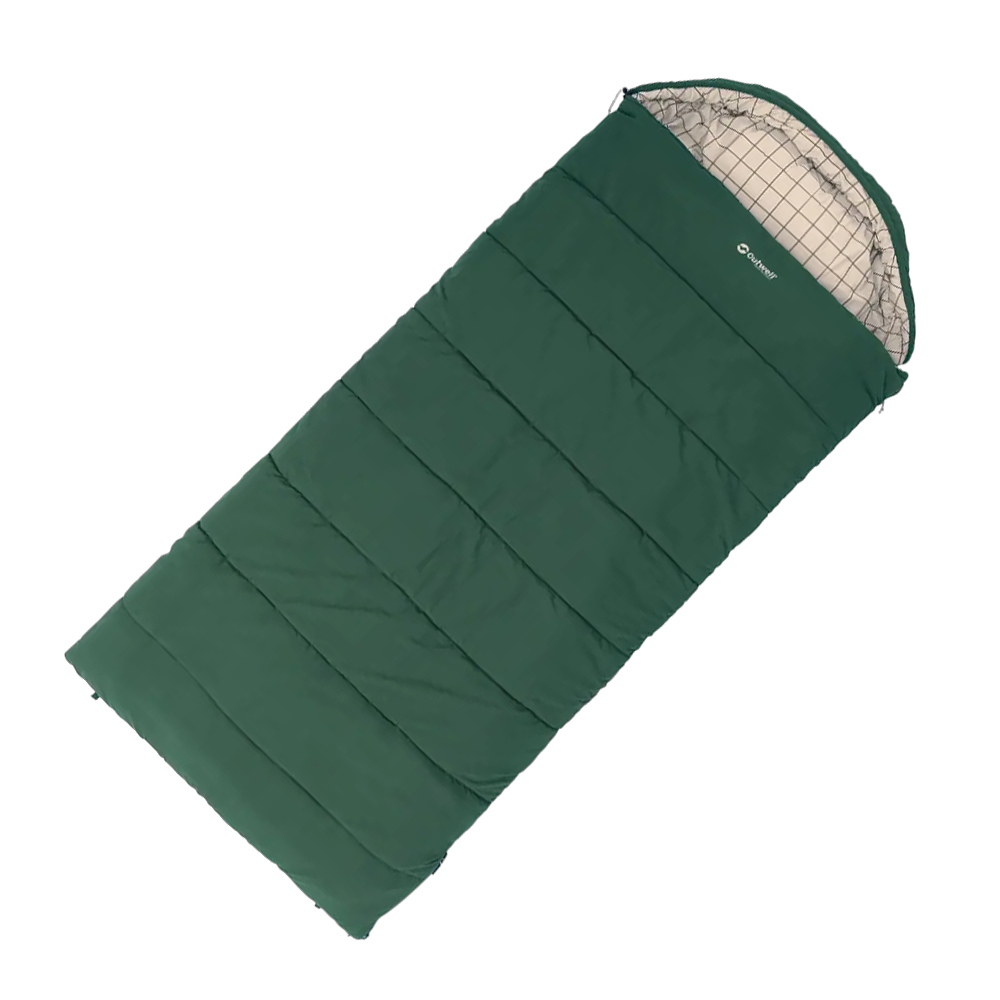 Outwell Sleeping Bag Camper Lux XL Green | Sovsäck | Vår, Sommar, Höst