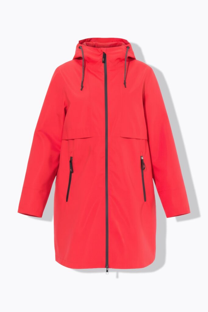 Stora storlekar Funktionskappa för 4 årstider, Dam, röd, storlek: 48/50, Polyester, LAURASON