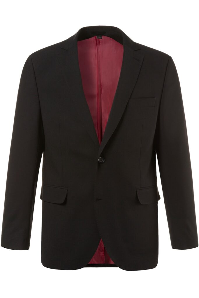Stora storlekar Kavaj, Her, svart, storlek: 70, Polyester/Ull, JP1880