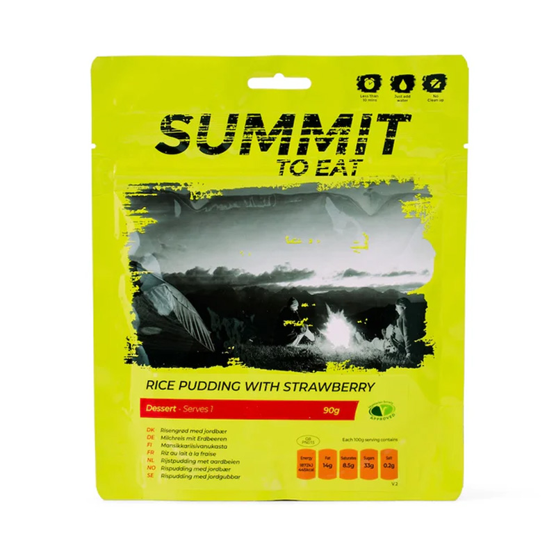 Summit To Eat | Rice Pudding with Strawberry | Frystorkad mat | 90g
