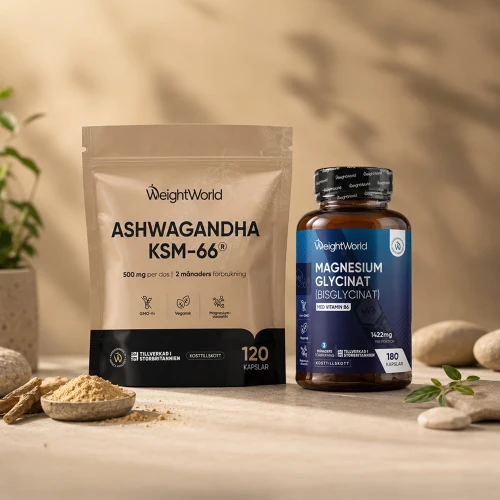 Avslappningsduo | Magnesium & Ashwagandha | Köp hos WeightWorld