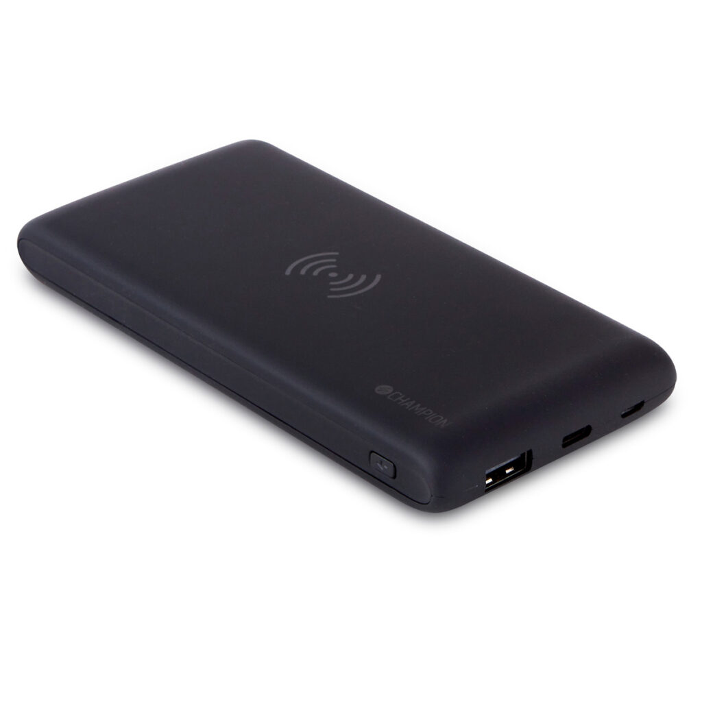 Champion PowerBank 10000 mAh 12W + Wireless Charging