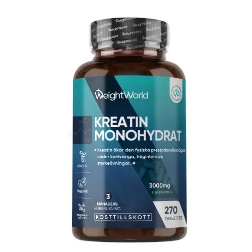 Köp Kreatinmonohydrat 3000 mg | WeightWorld