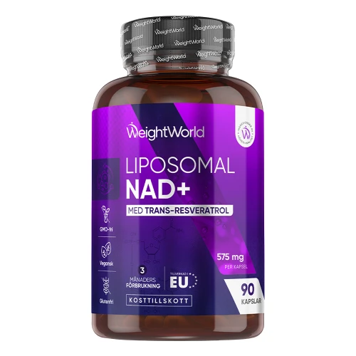 Köp Liposomal NAD+, 90 kapslar | WeightWorld