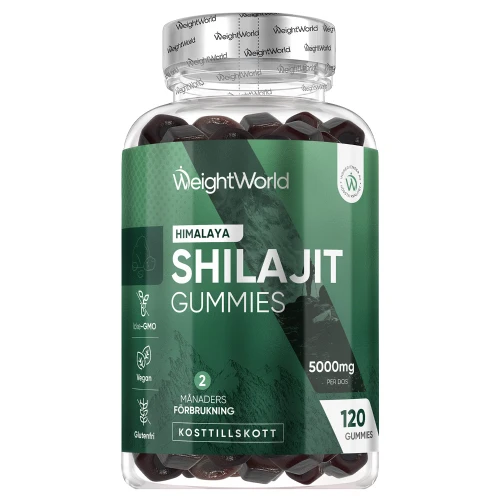Shilajit Gummies, 120 st | Med A-vitamin och kalium | Köp hos WeightWorld