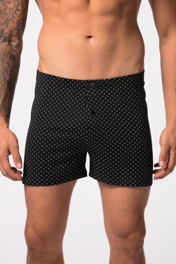 Stora storlekar Boxershorts OEKO-TEX, Her, svart, storlek: 5XL, Bomull, JP1880