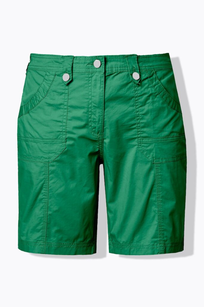 Stora storlekar Cargoshorts, Dam, grön, storlek: 62, Bomull, Ulla Popken