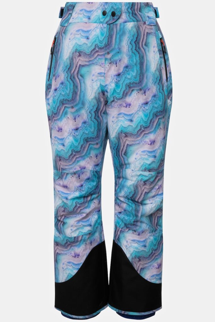 Stora storlekar Funktionsbyxa, Dam, turkos, storlek: 52, Polyester, Ulla Popken
