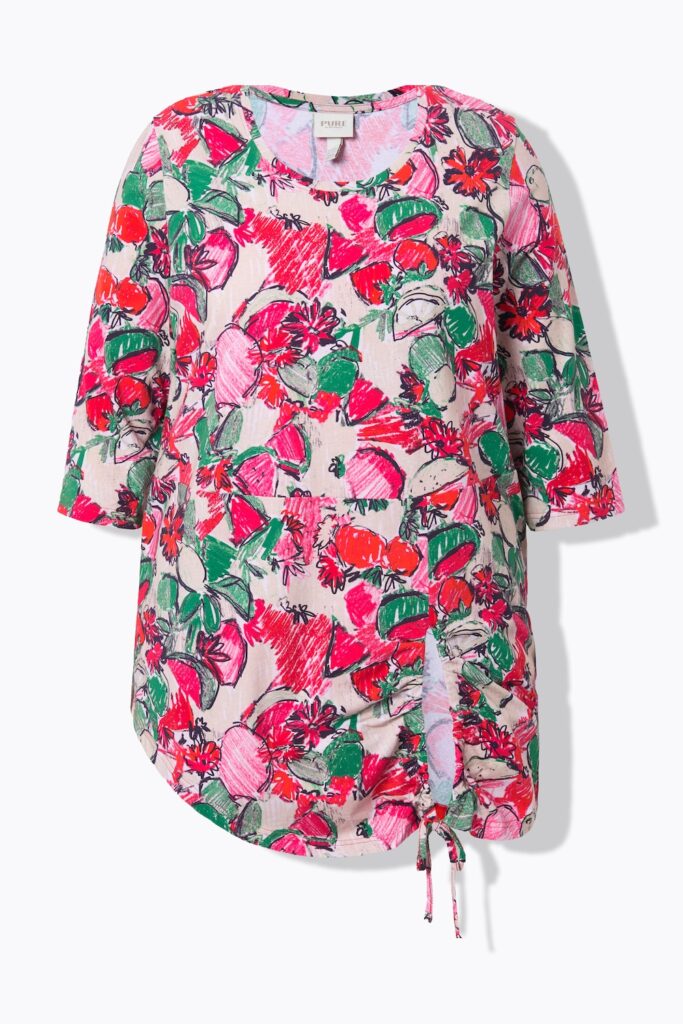 Stora storlekar Longshirt, Dam, gul, storlek: 42/44, Bomull, Ulla Popken