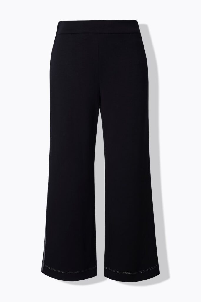 Stora storlekar Mjukisbyxa Rose, Dam, svart, storlek: 54/56, Viskos/Polyester, Ulla Popken