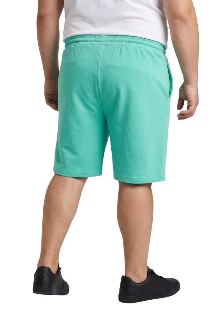 Stora storlekar Mjukisshorts, Her, turkos, storlek: 6XL, Bomull, Men Plus