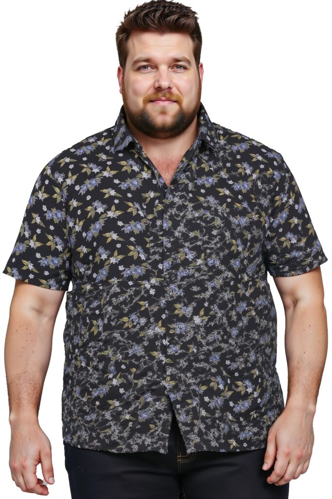 Stora storlekar Pikétröja, Her, blå, storlek: 4XL, Bomull, Boston Park
