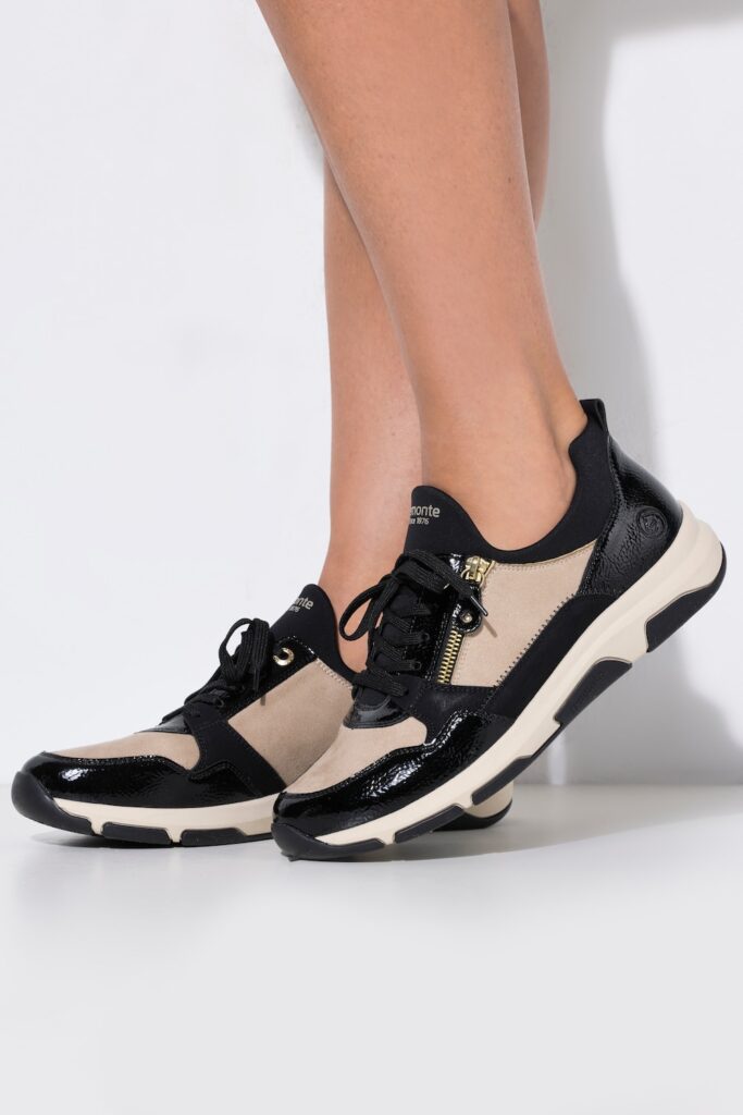 Stora storlekar Sneakers Remonte, Dam, svart, storlek: 40, Annat/Syntetfibrer, Ulla Popken