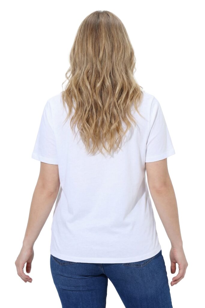 Stora storlekar T-shirt, Dam, blå, storlek: 46/48, Bomull, Ulla Popken