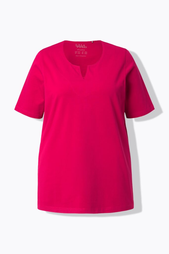 Stora storlekar T-shirt, Dam, röd, storlek: 54/56, Bomull, Ulla Popken