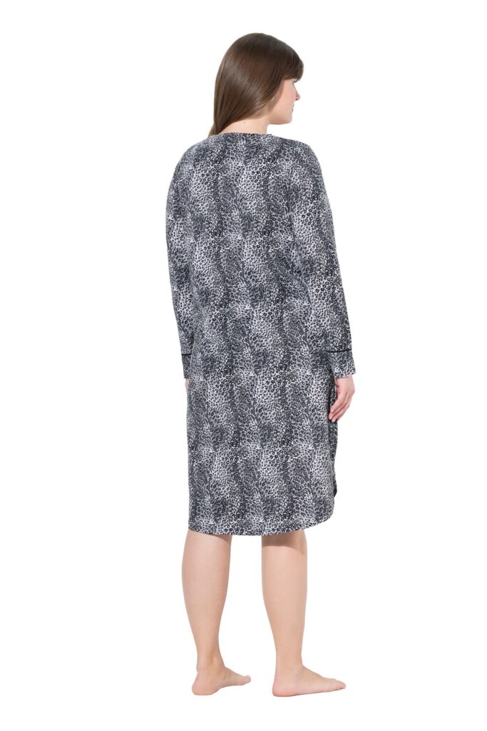 Stora storlekar T-shirt oversize i 2-pack, Dam, svart, storlek: 46/48, Bomull, Ulla Popken