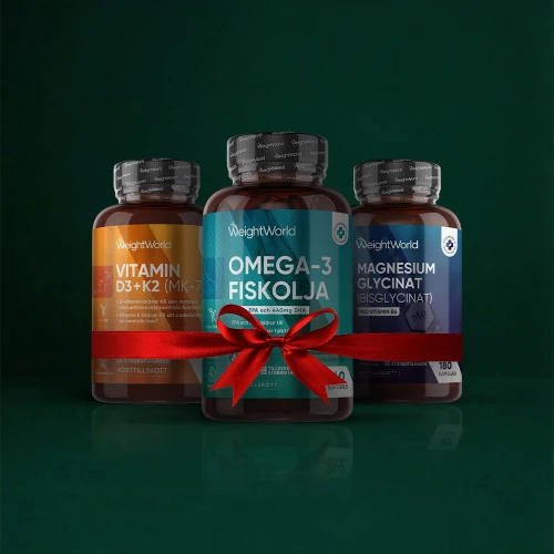 Vitalitetspaketet | Omega 3, Magnesium & Vitamin D3 | WeightWorld